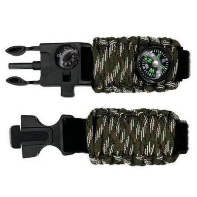 Ремешок PARACORD, GREEN CAMO, 24 мм