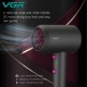 Фен профессиональный VGR V-400, 3 уровня обдува, 3 уровня температуры, насадка-концентратор