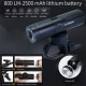 Велофара мощная LEADBIKE M03-OSRAM 800LM, 2500mAh,waterproof, children lock, Li-Ion аккум., ЗУ Type-C