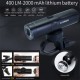 Велофара мощная LEADBIKE M03-OSRAM 400LM, 2000mAh,waterproof, children lock, Li-Ion аккум., ЗУ Type-C