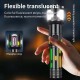 Фонарь NIGHT VISION FLUORESCENCE BL-2405-TG, 1x26650, power bank, индикация заряда, ЗУ Type-C, zoom