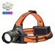 Фонарь налобный NIGHT VISION FLUORESCENCE BL-T203-TG+COB(white+red), 2x18650, 1 режим, ЗУ Type-C, zoom