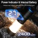 Фонарь со светильником CH-5021-TG+COB, Li-Ion аккум., ЗУ Type-C, zoom