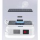Фонарь кемпинг DP-K7-90, 2х18650, солн. панель, power bank, ЗУ Type-C, крюк