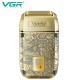 Электробритва VGR V-336 шейвер, двойное лезвие + триммер, LED Display, металлическая Электробритва VGR V-336 шейвер, двойное лезвие + триммер, LED Display, металлическая