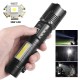 Фонарь COB18-WHITE LASER LED PM10-TG+COB, 1x18650, power bank, магнит, ЗУ Type-C, zoom