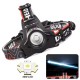 Фонарь налобный NIGHT VISION FLUORESCENCE 8083 1 РЕЖИМ WHITE LASER LED PM10-TG+COB, 2x18650, ЗУ Type-C, zoom