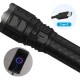 Фонарь AK138-1 WHITE LASER LED PM60-TG+СУМКА, 8x18650 3.7V, power bank, индикация заряда, ЗУ Type-C, zoom, Box