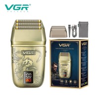 Электробритва VGR V-349 шейвер, тройное лезвие, IPX6, LED Display