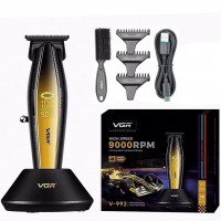 Триммер VGR V-992 GOLD, 9000 RPM, 2000 mAh, 3 насадки, LED display Триммер VGR V-992 GOLD, 9000 RPM, 2000 mAh, 3 насадки, LED display