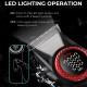 Аккумуляторная машинка для стрижки (clipper) VGR V-001 RED, 10 насадок, 9000 RPM, 4600 mAh, LED light, LED