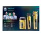 Комплект VGR 3 в 1 V-694 GOLD аккумуляторная машинка для стрижки (clipper), триммер и электробритва (шейвер)