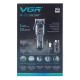 Аккумуляторная машинка для стрижки (clipper) VGR V-051, 4 насадки, 2500 mAh, LED display