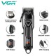 Аккумуляторная машинка для стрижки (clipper) VGR V-051, 4 насадки, 2500 mAh, LED display