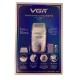 Электробритва VGR V-349 шейвер, тройное лезвие, IPX6, LED Display