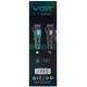 Аккумуляторная машинка для стрижки (clipper) VGR V-600 GREEN, 6 насадок, регулятор высоты, LED display, 7000 RPM