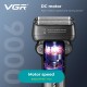 Электробритва VGR V-368 шейвер, двойное лезвие, LED Display, IPX6