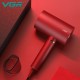 Фен профессиональный VGR V-431 RED, 2 уровня обдува, 2 уровня температуры, насадка-концентратор