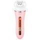 Эпилятор VGR 5 в 1 V-751 PINK, 5 насадок, IPX6