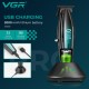 Тример VGR V-992 GREEN, 9000 RPM, 2000 mAh, 3 насадки, LED display
