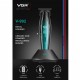 Триммер VGR V-992 GREEN, 9000 RPM, 2000 mAh, 3 насадки, LED display