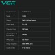 Тример VGR V-992 GREEN, 9000 RPM, 2000 mAh, 3 насадки, LED display