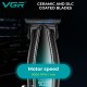 Тример VGR V-992 GREEN, 9000 RPM, 2000 mAh, 3 насадки, LED display