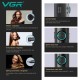 Фен профессиональный VGR V-401 RED, 40 уровней обдува 7000 - 11000 RPM, 40 уровней температуры 60°C - 100°C ,