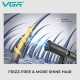 Фен профессиональный VGR V-401 RED, 40 уровней обдува 7000 - 11000 RPM, 40 уровней температуры 60°C - 100°C ,