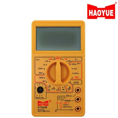 Мультиметр HAOYUE DT860B/700B yellow, щупы
