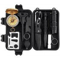 Туристический набор инструментов для выживания 8 в 1 SOS-8