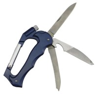 Тактический нож Traveler A-15 кемпинг, альпинистский карабин, крюк, LED фонарик