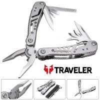 Мультитул тактический Traveler Deluxe МТ629PG 14в1, 16.5 см