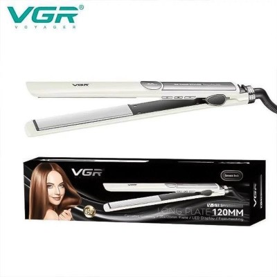 Плойка VGR V-518 WHITE, температура от 100°C до 230°C, керамическое покрытие, LED display, 40 Вт
