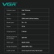 Аккумуляторная машинка для стрижки (clipper) VGR V-195 GREEN, 8 насадок, 9000 RPM, 2500 mAh, LED display