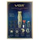 Триммер V-265, 4 насадки, 1600mAh, 8000 RPM, LED display