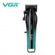 Аккумуляторная машинка для стрижки (clipper) VGR V-273 GREEN, 6 насадок, 8000 RPM, 3000 mAh, LED display