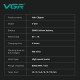 Аккумуляторная машинка для стрижки (clipper) VGR V-273 GREEN, 6 насадок, 8000 RPM, 3000 mAh, LED display