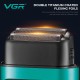 Электробритва VGR V-307 GREEN шейвер, двойное лезвие,  2000mAh, 9000 RPM