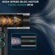 Фен профессиональный VGR V-401 BLACK, 40 уровней обдува 70000 - 110000 RPM, 40 уровней температуры 60°C -