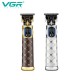 Триммер VGR V-942 WHITE, 4 насадки, LED display