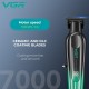 Триммер VGR V-935 GREEN, 5 насадок, 7000 RPM, LED display