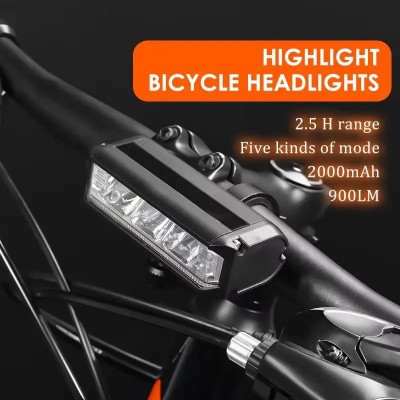 Велофара мощная EOS610-3LED, 900LM, Waterproof, Li-Ion аккумулятор, ЗУ Type-C
