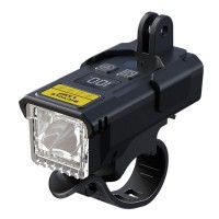 Велофара с сигналом Q091, 250LM, Li-Ion аккумулятор, ЗУ Type-C, индикация заряда