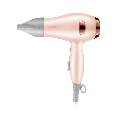 Фен складной VGR V-432 PINK, 3 уровня обдува, низкий уровень шума, 1200 Вт