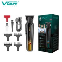 Триммер VGR V-930 GOLD, 4 насадки, LED display