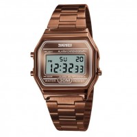 Часы наручные 1123CG SKMEI, COFFEE GOLD
