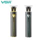 Триммер VGR V-009 GREEN, TURBO-режим, 4 насадки, LED подсветка