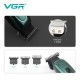 Триммер VGR V-227 GREEN, 3 насадки, LED display