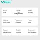 Выпрямитель для волос VGR V-519S WHITE, 100-230°C, керамическое покрытие 38 мм, 70 W, LED display